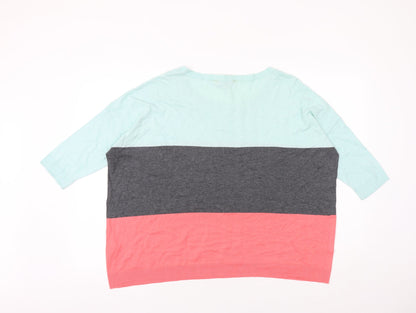 Womens UK Size L Great Plains Multicoloured Basic T-Shirt