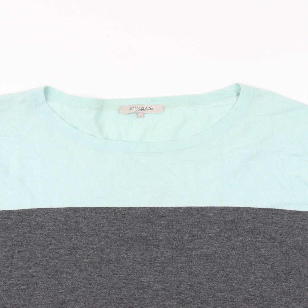 Womens UK Size L Great Plains Multicoloured Basic T-Shirt