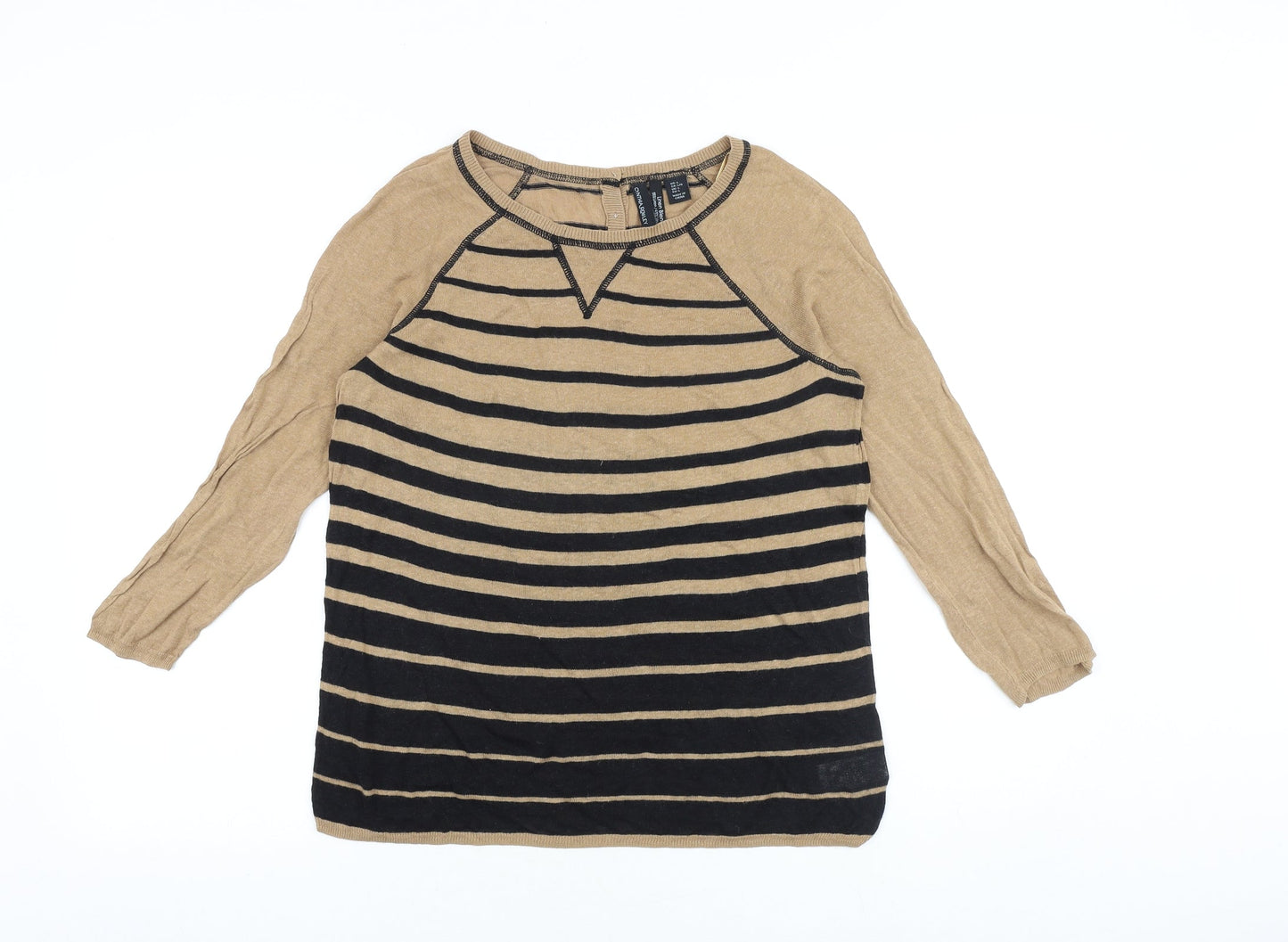 Womens UK Size L Cynthia Rowley Brown Basic T-Shirt