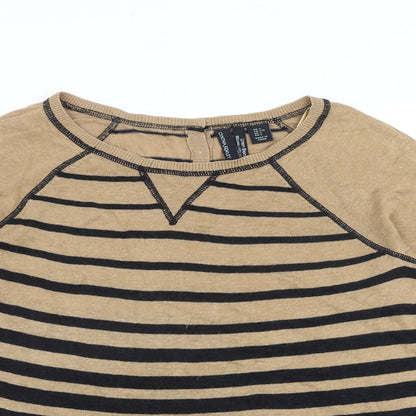 Womens UK Size L Cynthia Rowley Brown Basic T-Shirt