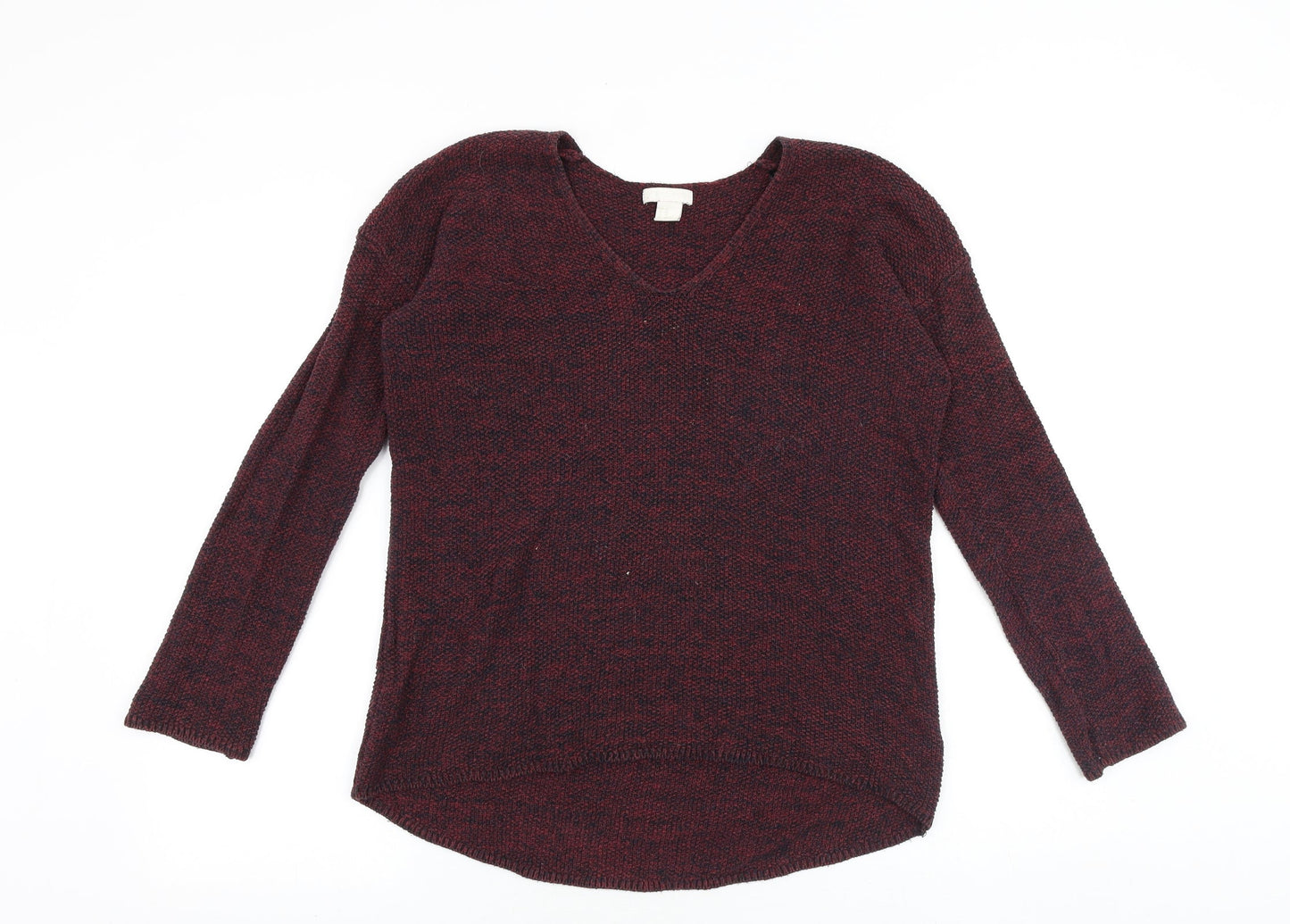 Womens UK Size XS H&M Red Pullover Jumper