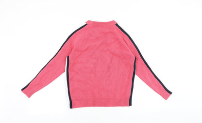 Womens UK Size XS Marks and Spencer Pink Pullover Jumper