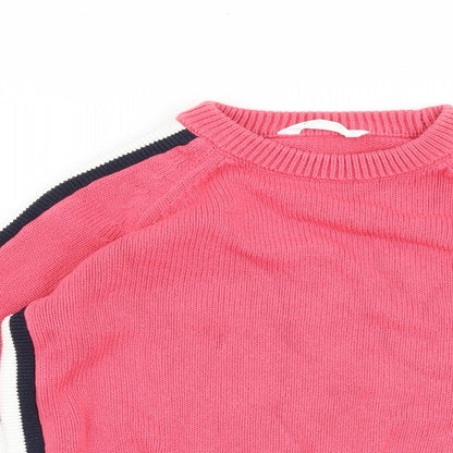 Womens UK Size XS Marks and Spencer Pink Pullover Jumper