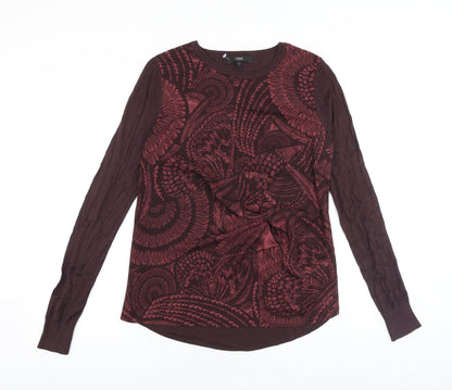 Womens UK Size 8 NEXT Purple Pullover Jumper