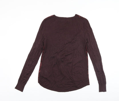 Womens UK Size 8 NEXT Purple Pullover Jumper