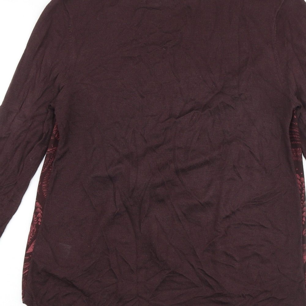 Womens UK Size 8 NEXT Purple Pullover Jumper