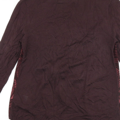 Womens UK Size 8 NEXT Purple Pullover Jumper