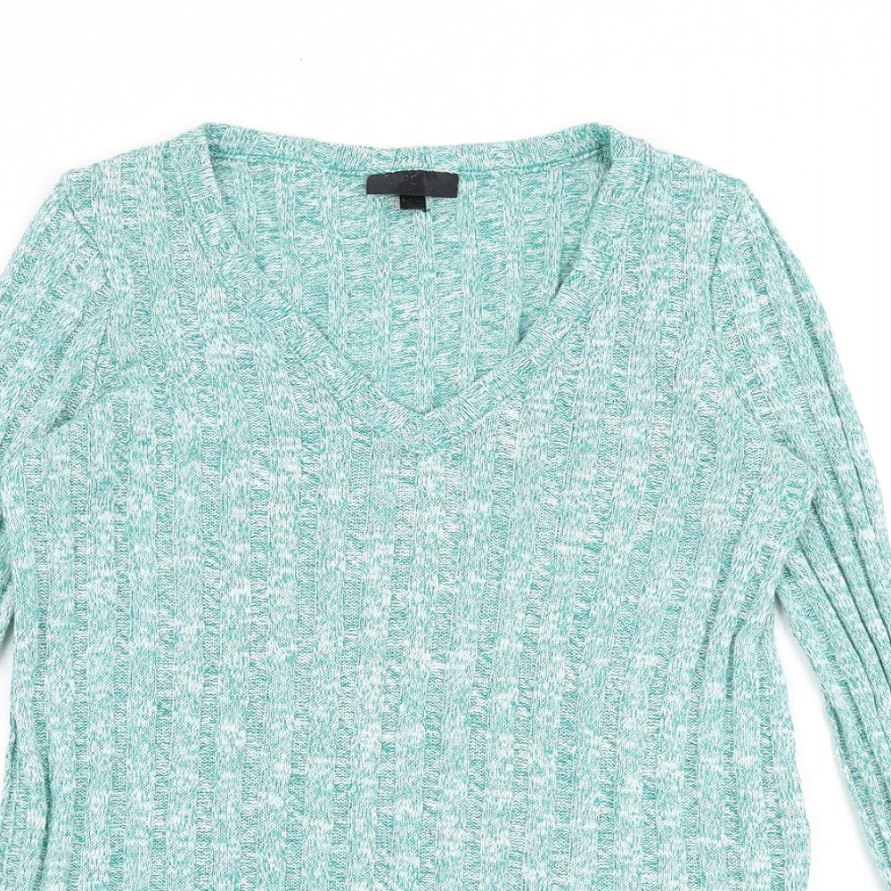 Womens UK Size 8 Topshop Green Pullover Jumper