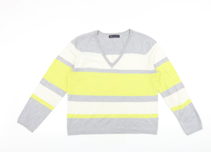 Womens UK Size 14 Marks and Spencer Grey Pullover Jumper