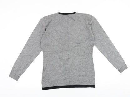 Womens UK Size S Saloos Grey Pullover Jumper