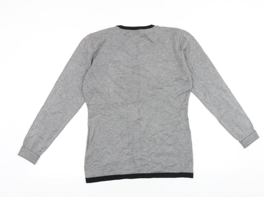 Womens UK Size S Saloos Grey Pullover Jumper