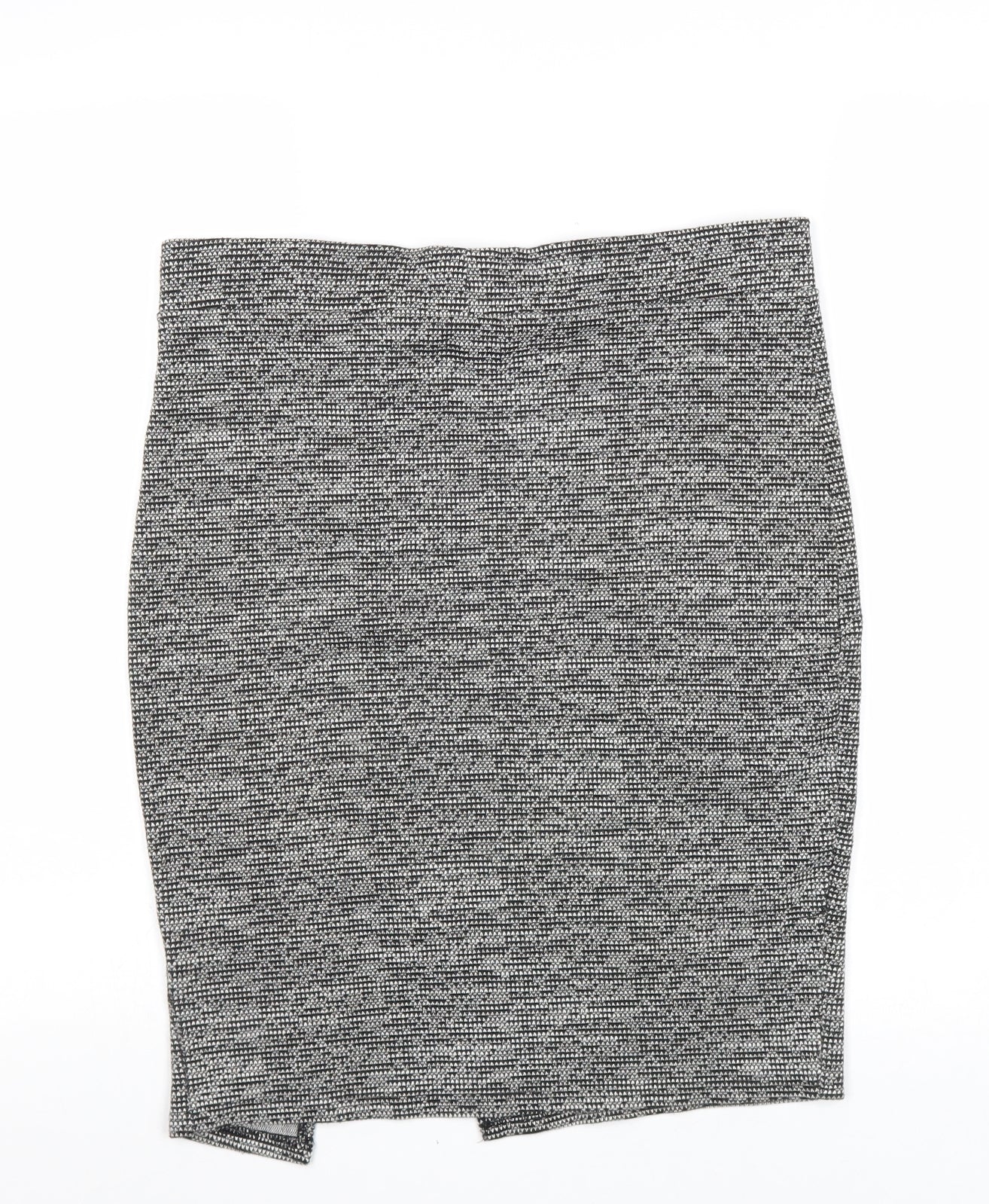 Papaya Womens Black Viscose Straight & Pencil Skirt Size 12 Zip