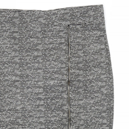 Papaya Womens Black Viscose Straight & Pencil Skirt Size 12 Zip