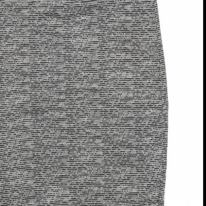 Papaya Womens Black Viscose Straight & Pencil Skirt Size 12 Zip