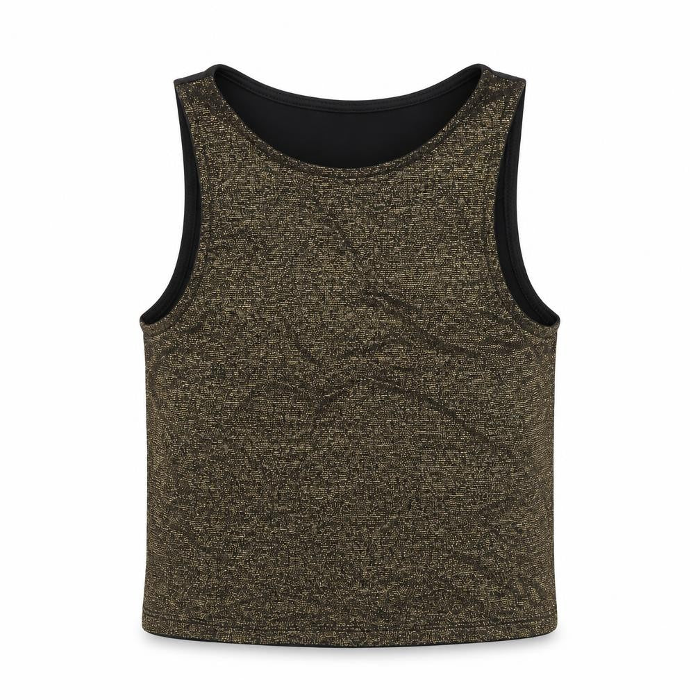 Womens UK Size S Divided Black Basic Tank