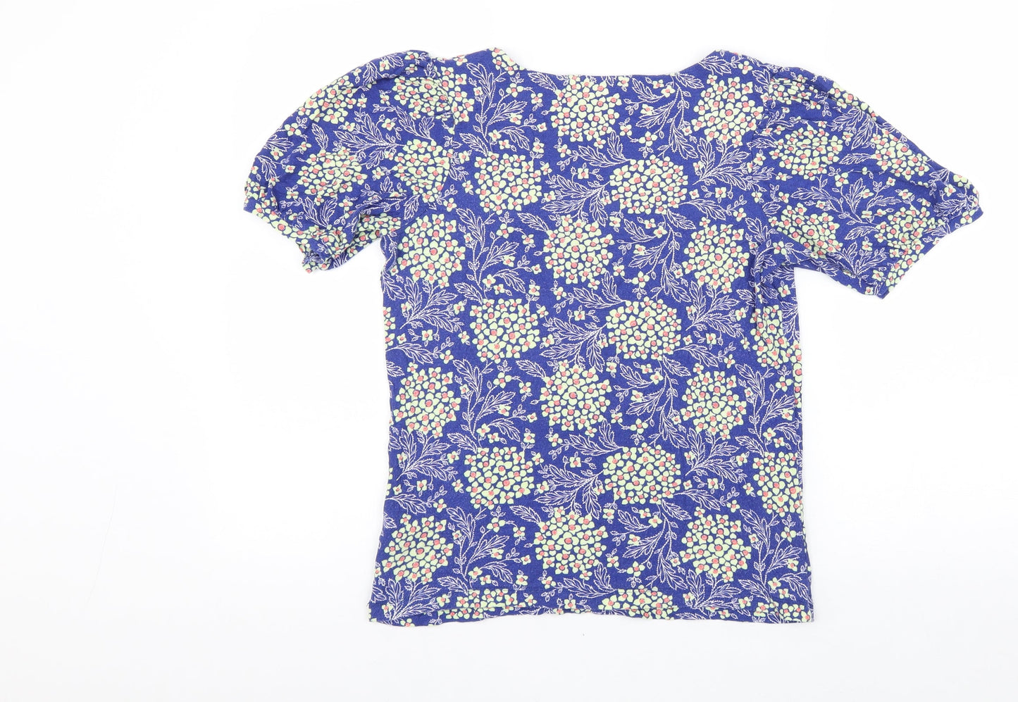 Womens UK Size 10 NEXT Blue Basic T-Shirt