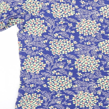 Womens UK Size 10 NEXT Blue Basic T-Shirt