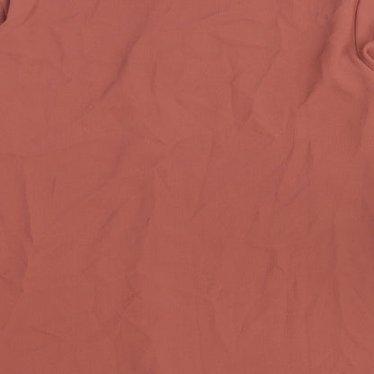 Womens UK Size 8 Jaqueline de Yong Red Basic Button-Up