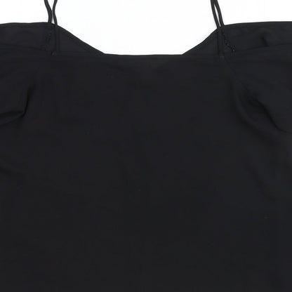Womens UK Size 8 ASOS Black Basic Blouse