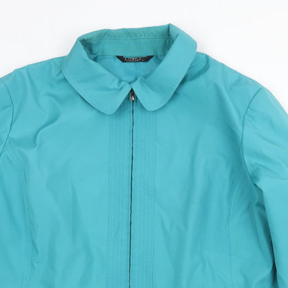 Bonmarché Womens Green Jacket Size L Zip