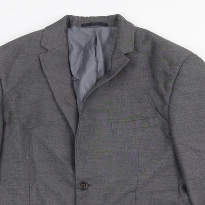 Mens UK Size 40 Marks and Spencer Regular Grey Suit Jacket