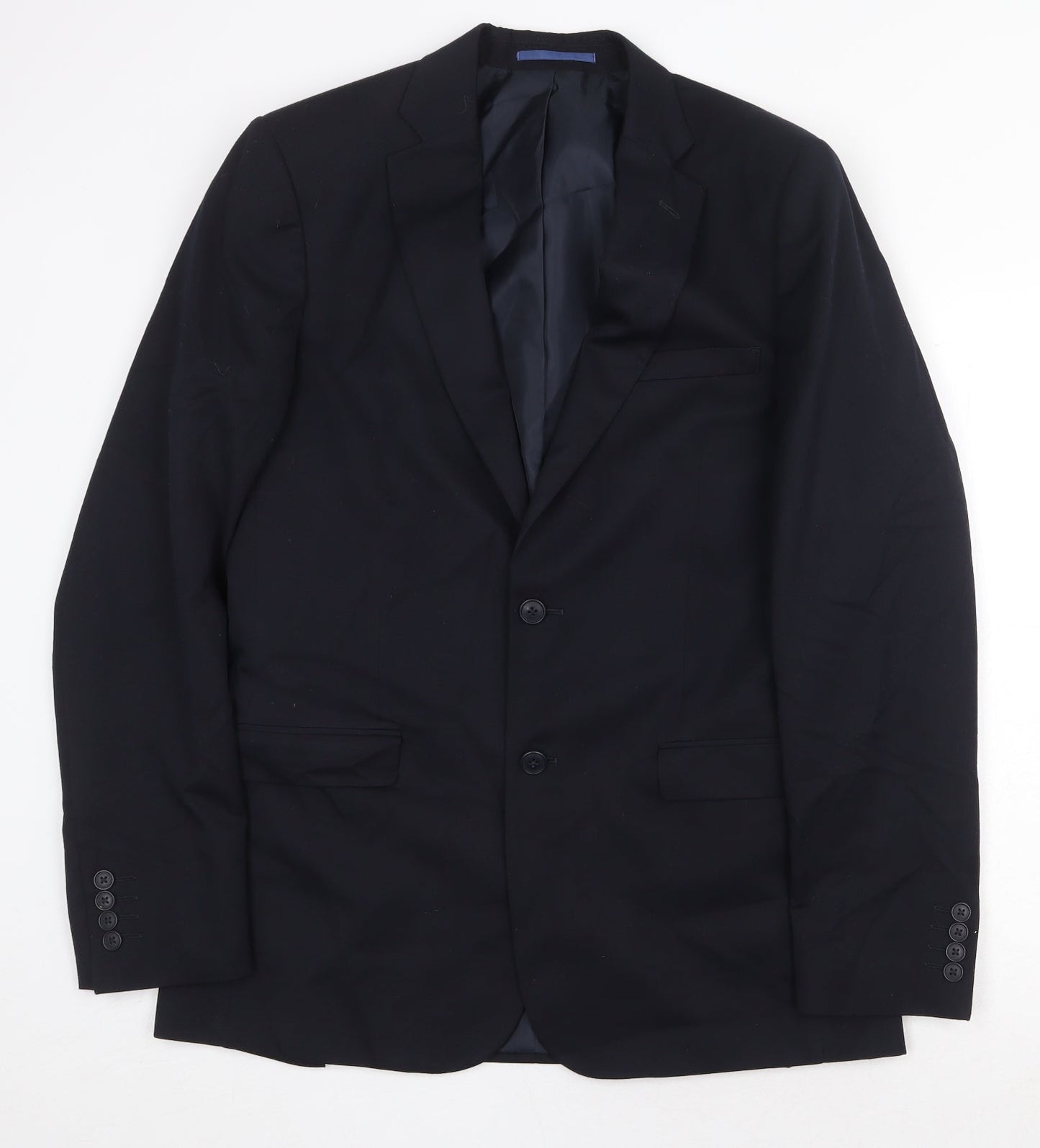 Mens UK Size 40 Marks and Spencer Regular Blue Suit Jacket