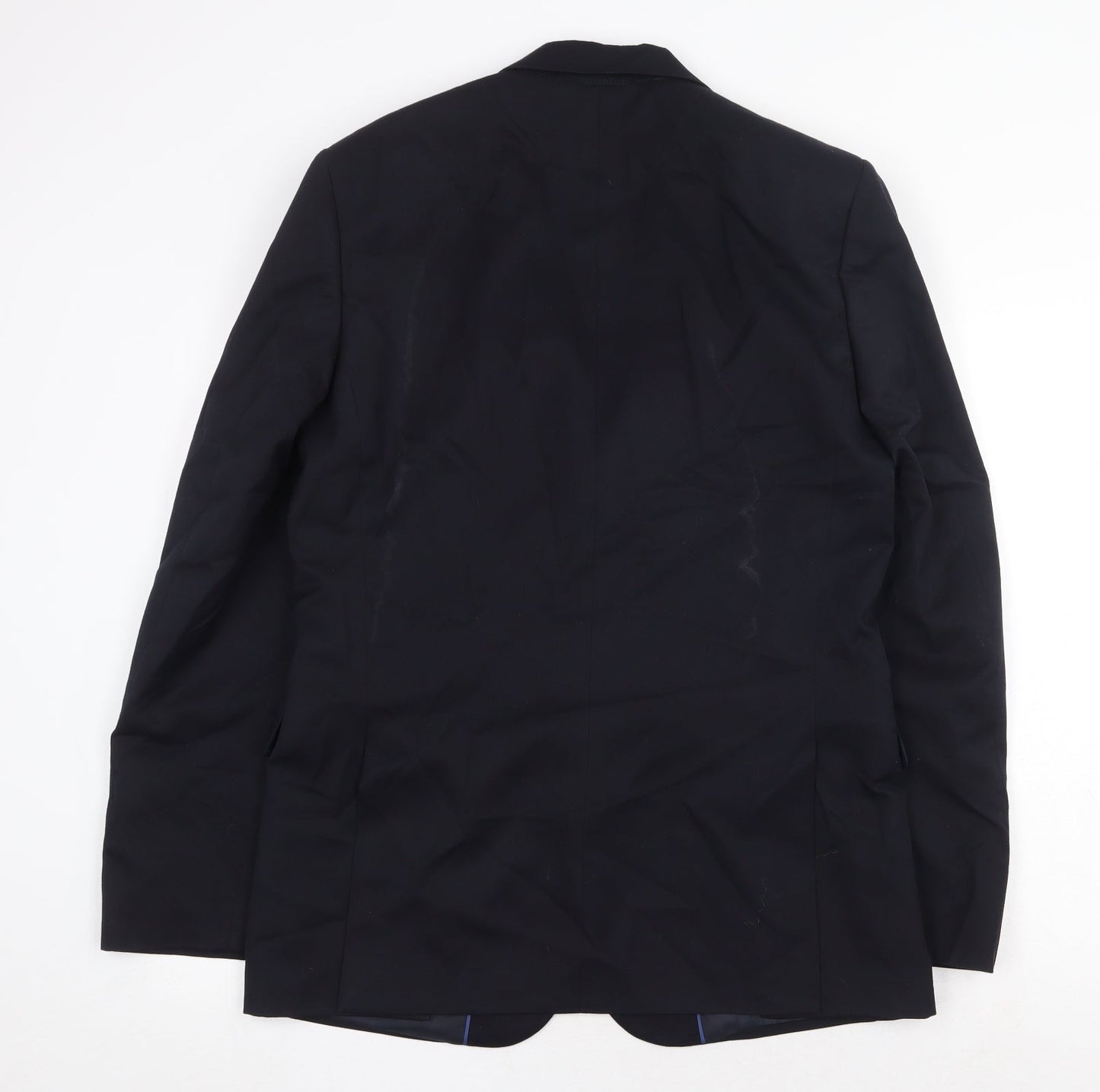 Mens UK Size 40 Marks and Spencer Regular Blue Suit Jacket