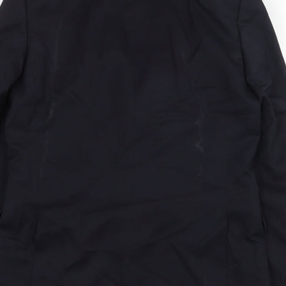 Mens UK Size 40 Marks and Spencer Regular Blue Suit Jacket