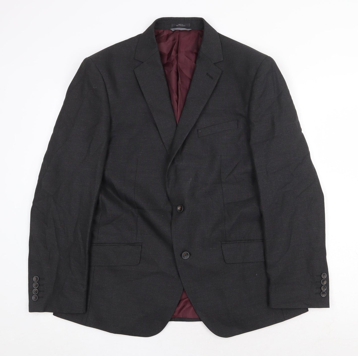 Mens UK Size 40 Marks and Spencer Regular Grey Suit Jacket