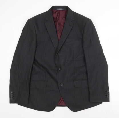 Mens UK Size 40 Marks and Spencer Regular Grey Suit Jacket