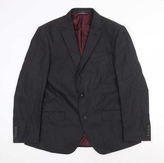 Mens UK Size 40 Marks and Spencer Regular Grey Suit Jacket