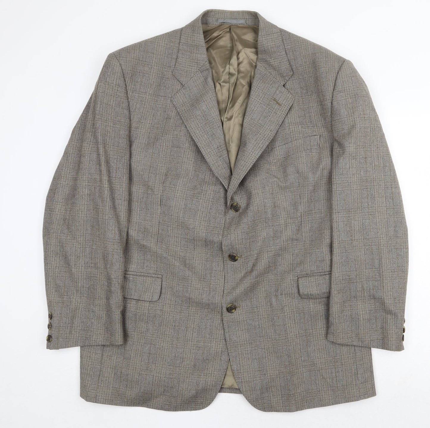 Mens UK Size 44 Preworn Regular Grey Suit Jacket