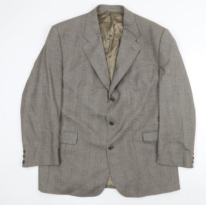 Mens UK Size 44 Preworn Regular Grey Suit Jacket
