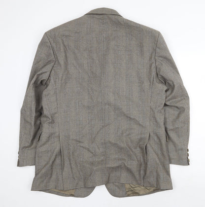Mens UK Size 44 Preworn Regular Grey Suit Jacket