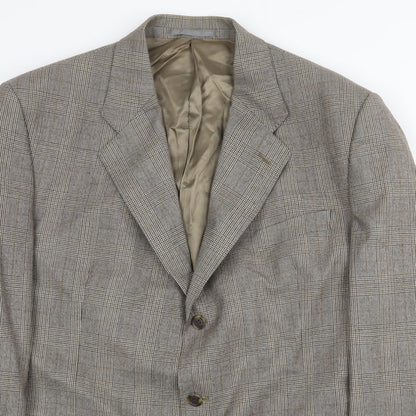 Mens UK Size 44 Preworn Regular Grey Suit Jacket