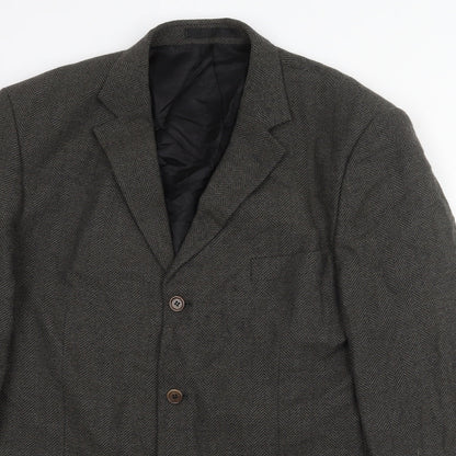 Mens UK Size 46 Marks and Spencer Regular Grey Suit Jacket