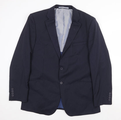 Mens UK Size 42 Marks and Spencer Regular Blue Suit Jacket