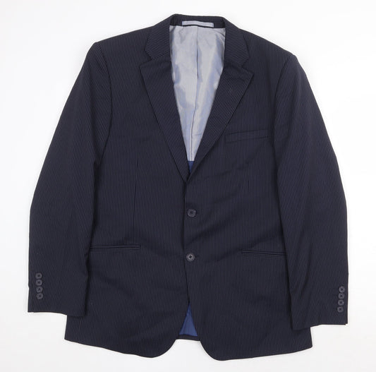 Mens UK Size 42 Marks and Spencer Regular Blue Suit Jacket