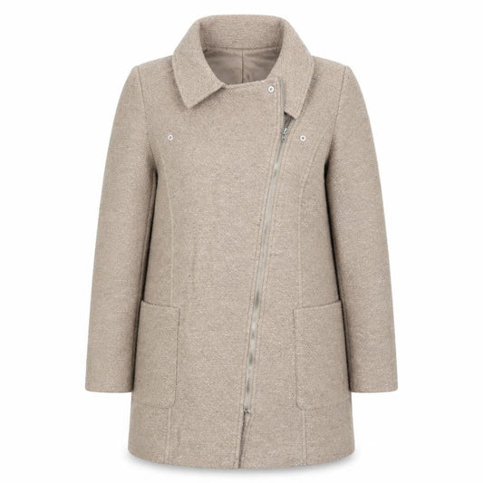 Womens UK Size 18 Originals Beige Biker Coat