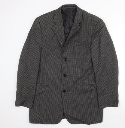 Mens UK Size 40 Preworn Regular Grey Suit Jacket
