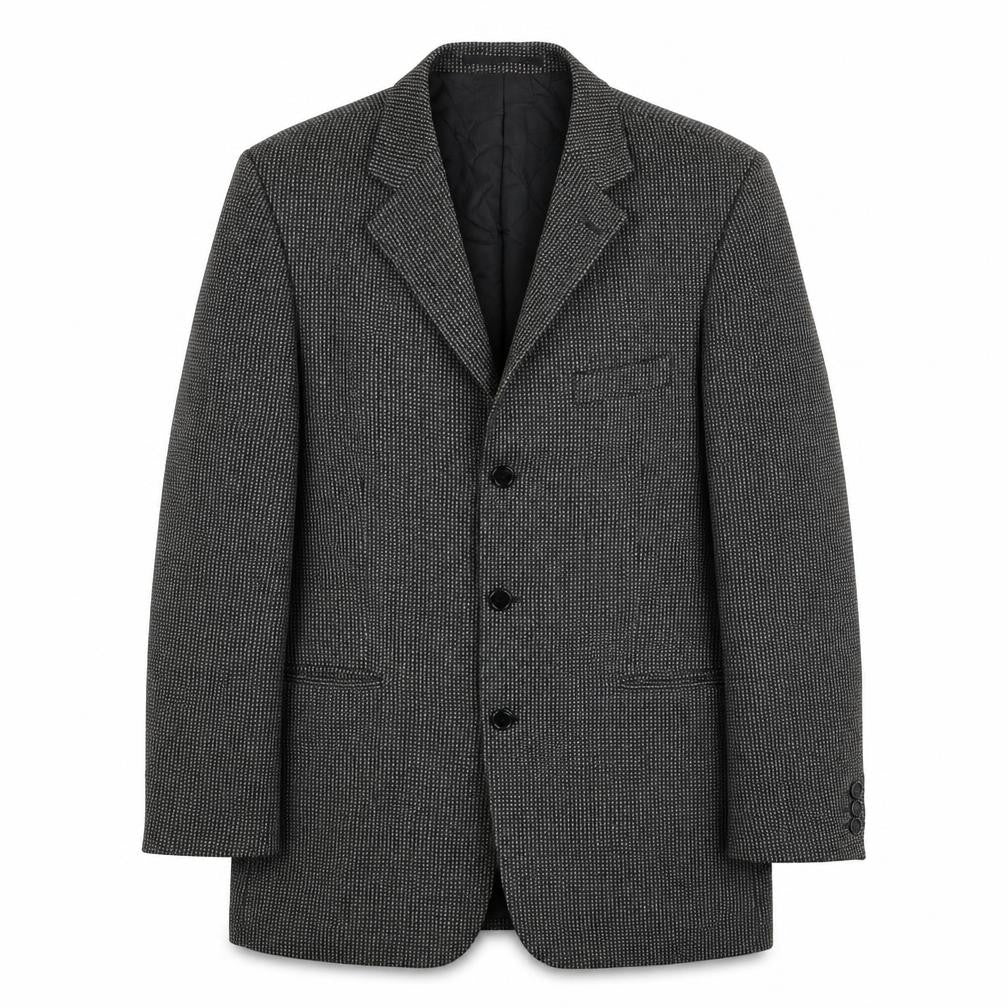 Mens UK Size 40 Preworn Regular Grey Suit Jacket