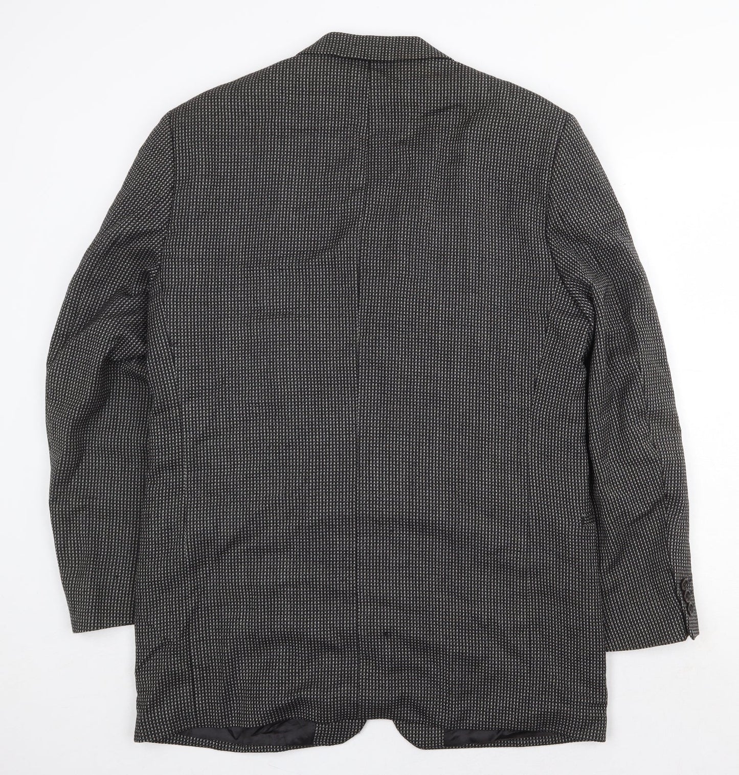 Mens UK Size 40 Preworn Regular Grey Suit Jacket