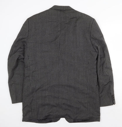 Mens UK Size 40 Preworn Regular Grey Suit Jacket