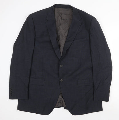 Mens UK Size 44 Marks and Spencer Regular Blue Suit Jacket