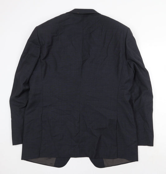 Mens UK Size 44 Marks and Spencer Regular Blue Suit Jacket
