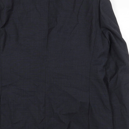 Mens UK Size 44 Marks and Spencer Regular Blue Suit Jacket