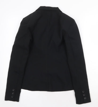 New Look Womens Black Polyester Jacket Blazer Size 8