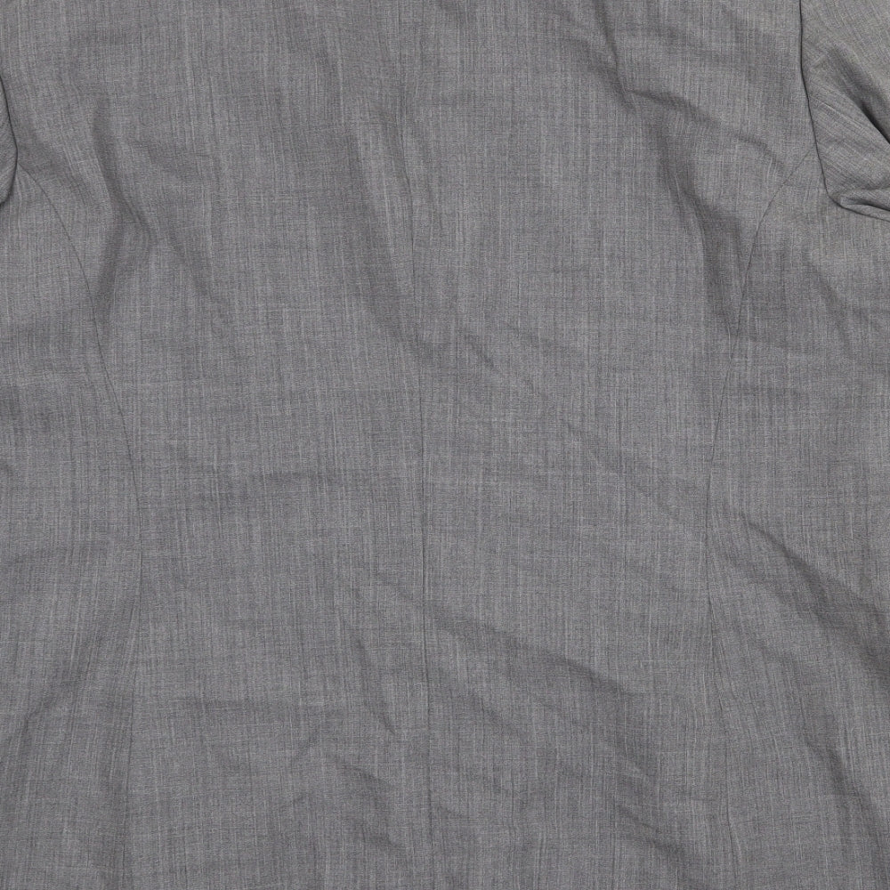 Betty Barclay Womens Grey Wool Jacket Suit Jacket Size L