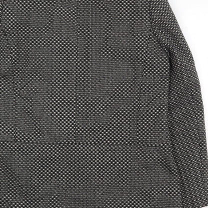 Womens UK Size 10 BHS Black Pea Coat