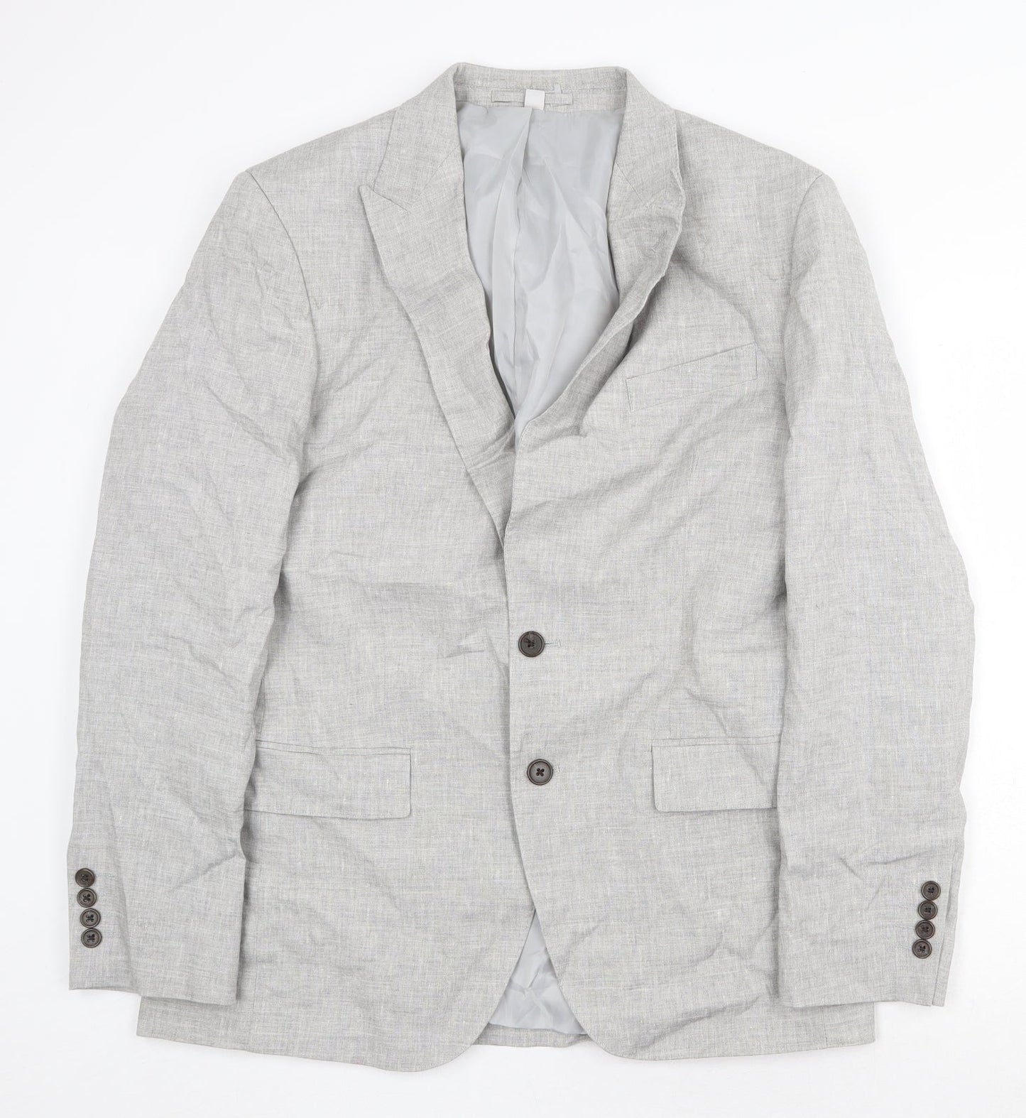 Mens UK Size 40 Marks and Spencer Regular Grey Suit Jacket